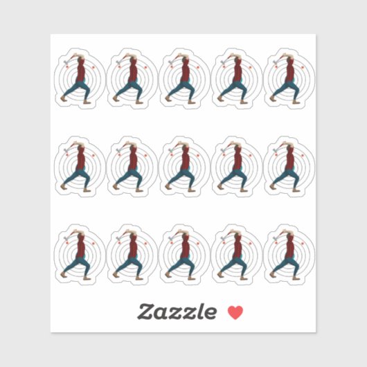 Ax Throwing Sticker (Vel)