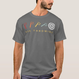 Ax Throwing Target Retro  2 T-shirt