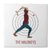 Ax Throwing Tegeltje (Voorkant)