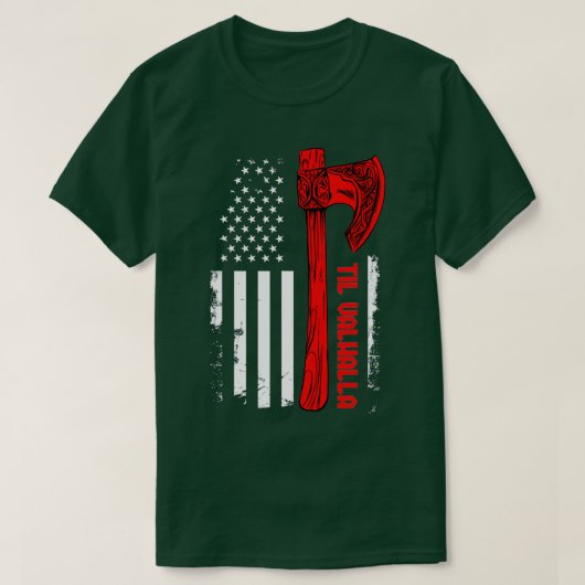 Ax vlag Norse Mythology TShirt (Design voorkant)