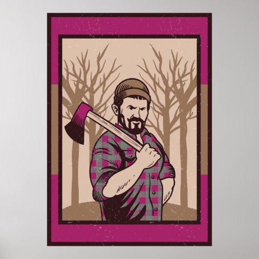 Axe-man Poster (Voorkant)