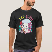 Axe olotl Cute Axolotl Holding Axe Axolotl Lumberj T-shirt (Voorkant)