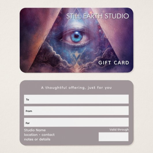 Axe sacré | Conception Troisième Œil (Devant & derrière)