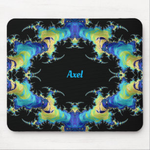 AXEL ~ Strange 3D Patroon ~ Gepersonaliseerd Muismat