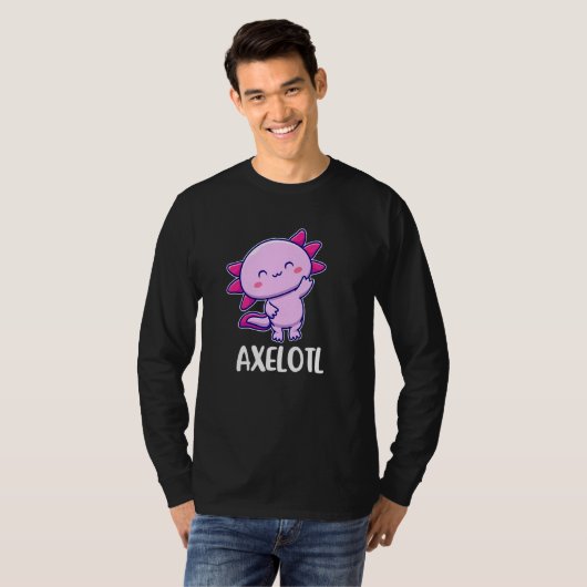 Axelotl-Axolotl-oplossing voor axel of as T-shirt (Voorkant volledig)