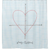 Axes hart douchegordijn (Voorkant)