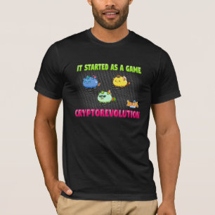 AxieInfinity leidt cryptorevolutie blackT-Shirt T-shirt