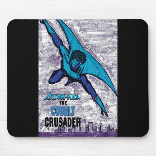 Axiom-man: De Kobalt Crusader Muismat (Voorkant)