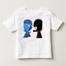 Axiom-man vs T-shirt van Redsaw Bighead Kind