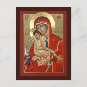 Axion Esti Moeder van God Prayer Card Briefkaart
