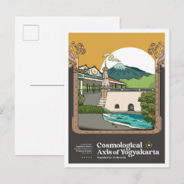 Axis of Yogyakarta Indonesia Travel Briefkaart