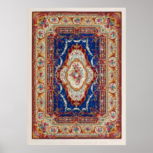 Axminster tapijt van de industriële kunsten van de poster (Voorkant)