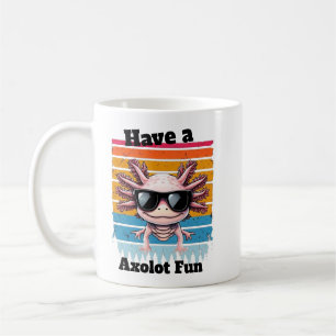 Axolot Van Fun Mok - Grappige Axolotl Stunt Koffie