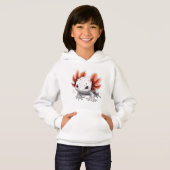 "Axolotl Adventure" Cosy Sweat - shirt à capuche e (Devant entier)