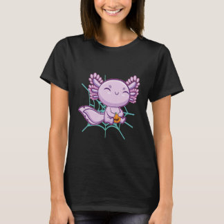 Axolotl Ambystoma Mexicanum Halloween Walking Fish T-shirt