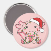 Axolotl Animaux d'hiver Axolotls Magnet (Recto/Verso)