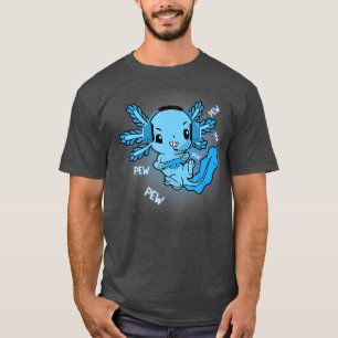 Axolotl Axolotl Fish die videospellen spelen Lizar T-shirt