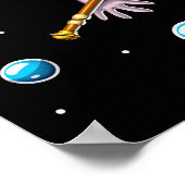 Axolotl Aztec Warrior Poster (Hoek)