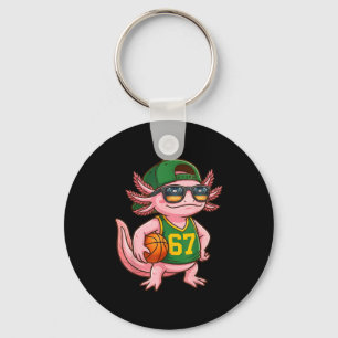 Axolotl Basketbal 67 Gen Alpha Slang Srts Mannen J Sleutelhanger