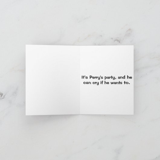 Axolotl Birthday Kaart (Binnen)