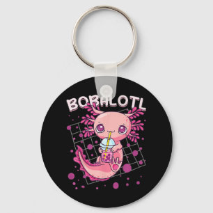 Axolotl Boba Tea beltea Kawaii Anime Japans Sleutelhanger