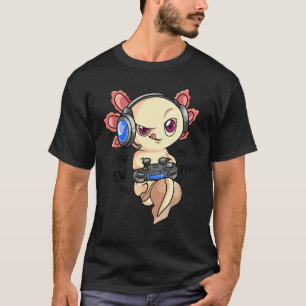 Axolotl-boxen Kinder en volwassenen Axolotls-video T-shirt