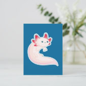 Axolotl Briefkaart (Staand voorkant)