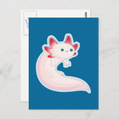 Axolotl Briefkaart (Voorkant / Achterkant)