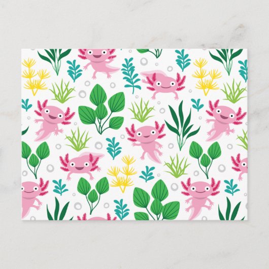 Axolotl Briefkaart (Voorkant)