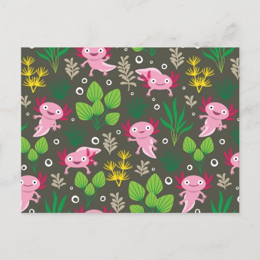 Axolotl Briefkaart (Voorkant)