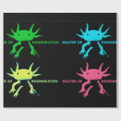 axolotl cadeaupapier (Vlak)