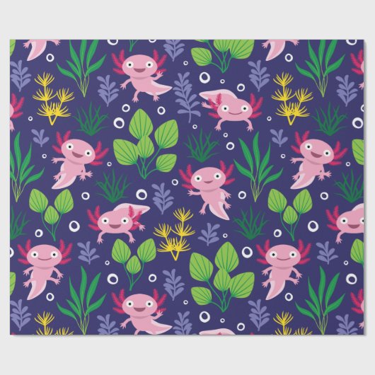 Axolotl Cadeaupapier (Vlak)