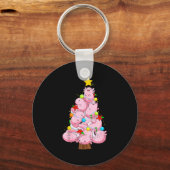 Axolotl Christmas Tree Ornament Fish Axolotl Anima Sleutelhanger (Voorkant)