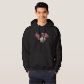 axolotl cute funny axolotl lover space spaceman 1 hoodie (Voorkant volledig)