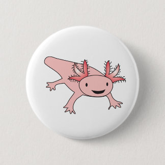 Axolotl Cute Salamander Ronde Button 5,7 Cm