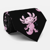 Axolotl Dabbing Stropdas (Opgerold)