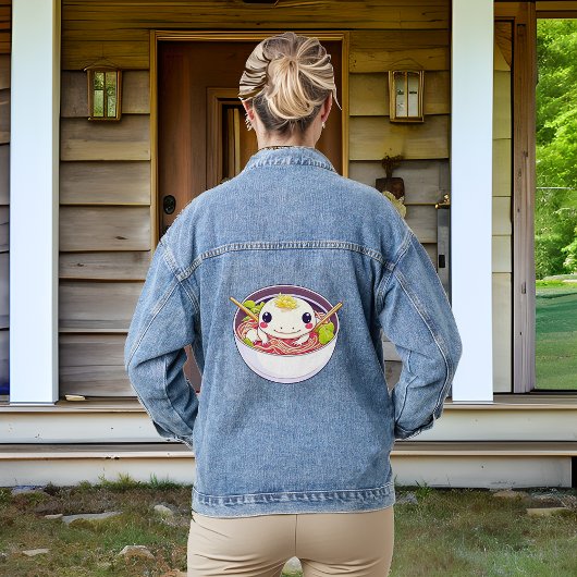 Axolotl dans le bol des flaques de Ramen