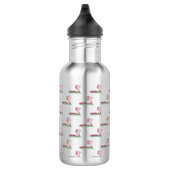 Axolotl Doing Yoga Bouteille d'eau en acier inoxyd (Droite)