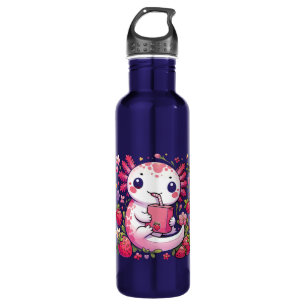 Axolotl Drink Japanse aardbeienmelk Waterfles