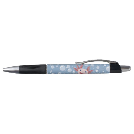 Axolotl en Bubbles Bold Vector Design Pen (Bovenkant)