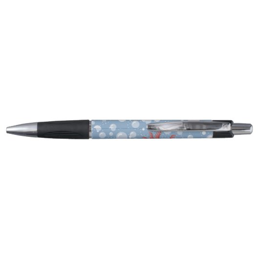 Axolotl en Bubbles Bold Vector Design Pen (Achterkant)