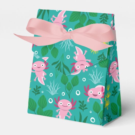 Axolotl Favor Box Bedankdoosjes (Voorkant Zijde)