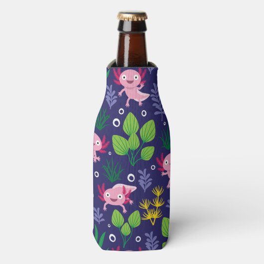 Axolotl Flesjeskoeler (Fles Voorkant)