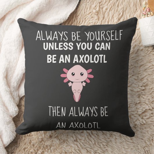 Axolotl Funny Gamer Sierkussen (Deken)