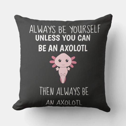 Axolotl Funny Gamers Joueur Jouer Oreiller (Recto)