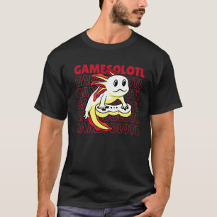 Axolotl Gamer Videospelletjes spelen T-shirt