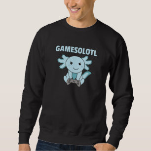 Axolotl Gamesolotl Cute Animals voor gamers Trui