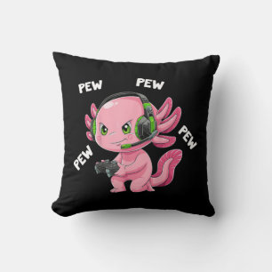 Axolotl Gaming Gifts Boys Girls Anime Video Game P Kussen