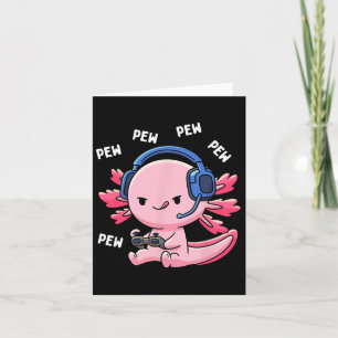 Axolotl Gaming Kinder Boys Girls Anime Video Game  Kaart
