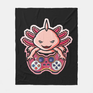 Axolotl Gaming Kinder jongens Meisjes Anime Video  Fleece Deken
